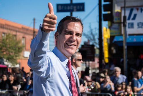 Carolina Ohio, Garcetti does not rule out run for governor